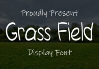 Grass Field Font - Featured Image