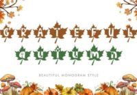 Grateful Autumn Font - Featured Image