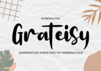 Grateisey Font - Featured Image