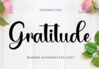 Gratitude Font - Featured Image