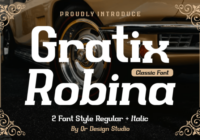 Gratix Robina Font - Featured Image