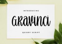 Gravinci Font - Featured Image