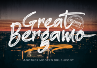 Great Bergamo Font - Featured Image