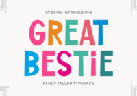 Great Bestie Font - Featured Image