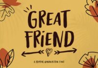 Great Friend Font - Featured Image