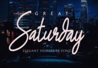 Great Saturday Font - Featured Image