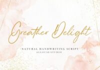 Greater Delight Font - Featured Image