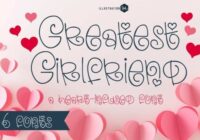 Greatest Girlfriend Font - Featured Image