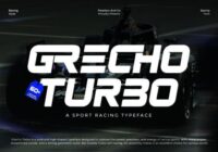 Grecho Turbo Font - Featured Image