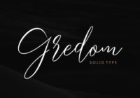 Gredom Script Font - Featured Image