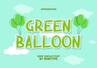 Green Balloon Font - Featured Image