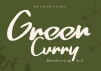 Green Curry Font - Featured Image