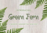 Green Fern Font - Featured Image