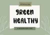 Green Healthy Font - Featured Image