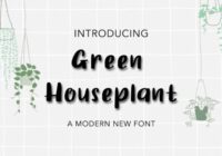 Green Houseplant Font - Featured Image
