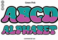 Green Pink Font - Featured Image