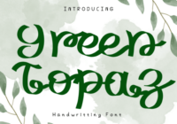 Green Topaz Font - Featured Image