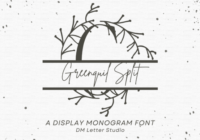 Greenquill Split Monogram Font - Featured Image