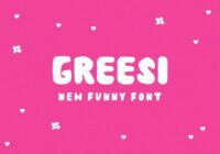 Greesi Font - Featured Image
