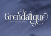 Grendalique Font - Featured Image