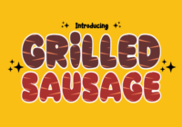 Grilled Sausage Font - Featured Image