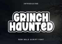 Grinch Haunted Font - Featured Image