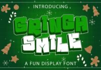 Grinch Smile Font - Featured Image