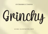 Grinchy Font - Featured Image