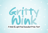 Grittywink Font - Featured Image