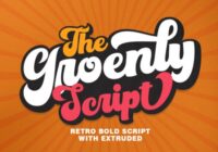 Groenly Script Font - Featured Image