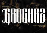 Groghrz Font - Featured Image