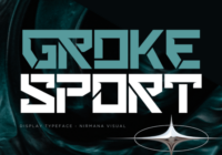 Groke Sport Font - Featured Image