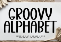 Groovy Alphabet Font - Featured Image