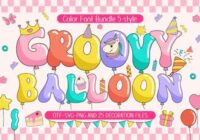 Groovy Balloon Font - Featured Image