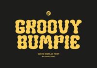 Groovy Bumpie Font - Featured Image