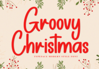 Groovy Christmas Font - Featured Image