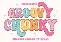 Groovy Chunky Font - Featured Image