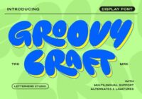 Groovy Craft Font - Featured Image