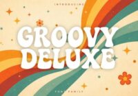 Groovy Deluxe Font - Featured Image