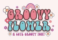 Groovy Flower Font - Featured Image