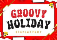 Groovy Holiday Font - Featured Image
