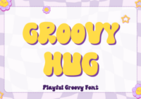 Groovy Hug Font - Featured Image