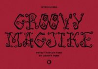 Groovy Magjike Font - Featured Image