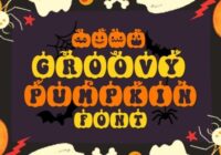 Groovy Pumpkin Font - Featured Image