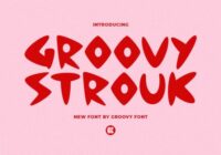 Groovy Strouk Font - Featured Image