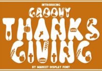 Groovy Thanksgiving Font - Featured Image