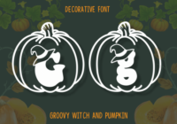 Groovy Witch and Pumpkin Font - Featured Image