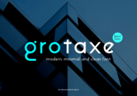 Grotaxe Font - Featured Image