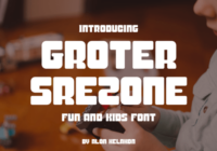 Groter Srezone Font - Featured Image