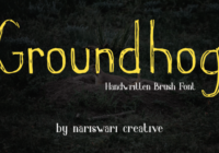 Groundhog Font - Featured Image